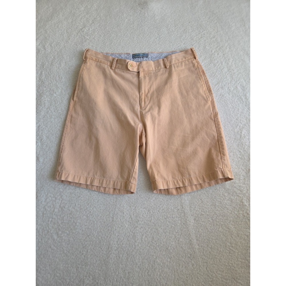 Peter Millar Shorts Mens 34 Soft Pink Pima Cotton Pocket  Chino Preppy Golf